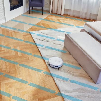 Niceboy ION Charles i4 - Aspirapolvere robot smart 2in1 4400 mAh Wi-Fi bianco + telecomando