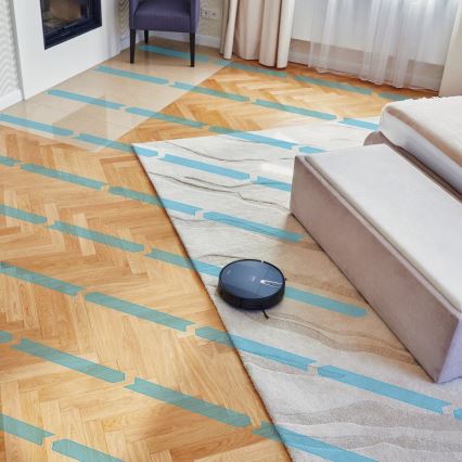 Niceboy ION Charles i4 - Aspirateur robot connecté 2en1 4400 mAh Wi-Fi noir + télécommande