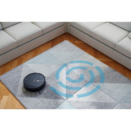 Niceboy ION Charles i4 - Aspirateur robot connecté 2en1 4400 mAh Wi-Fi noir + télécommande