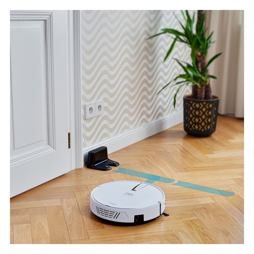 Niceboy ION Charles i4 - Smart-Staubsaugerroboter  2in1 4400 mAh Wi-Fi weiß + Fernbedienung