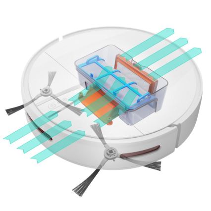 Niceboy ION Charles i4 - Smart-Staubsaugerroboter  2in1 4400 mAh Wi-Fi weiß + Fernbedienung