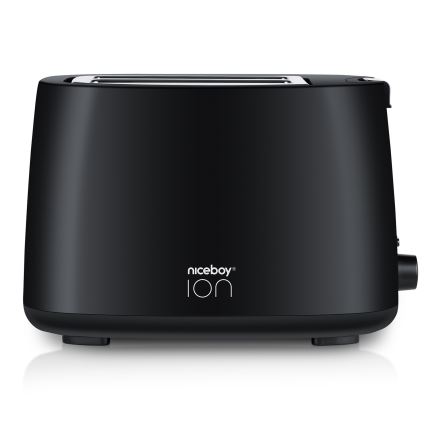 Niceboy ION Cruncher C1 - Toaster mit zwei Schlitzen und Röstaufsatz 750W/230V schwarz