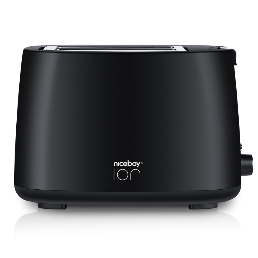 Niceboy ION Cruncher C1 - Toaster mit zwei Schlitzen und Röstaufsatz 750W/230V schwarz
