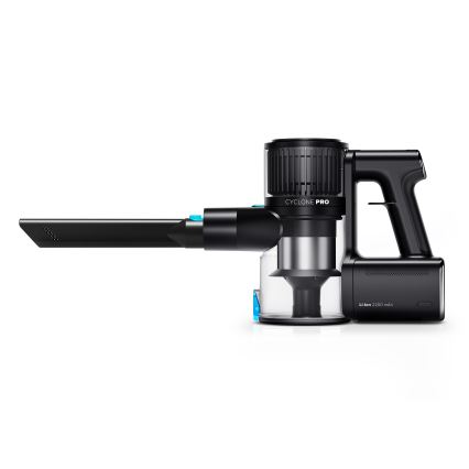 Niceboy ION Hurricane H9 - Flexibler kabelloser Stielstaubsauger 2in1 400W/2200 mAh schwarz