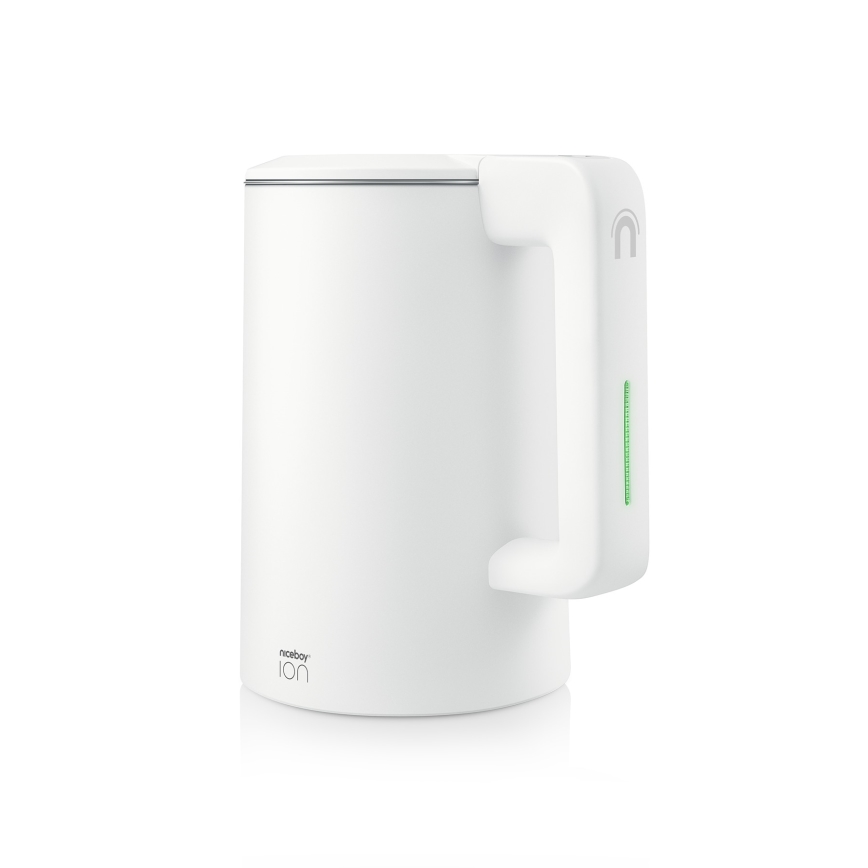 Niceboy ION SmartKettle - Bollitore smart con termoregolazione 1,7 l 2200W/230V Wi-Fi bianco