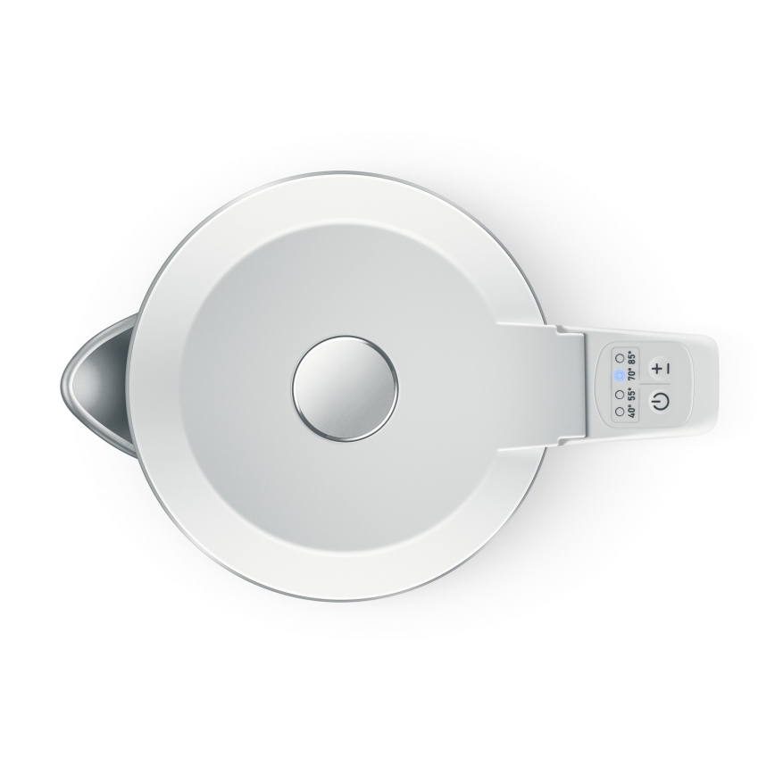 Niceboy ION SmartKettle - Bouilloire connectée avec thermorégulation 1,7 l 2200W/230V Wi-Fi blanc