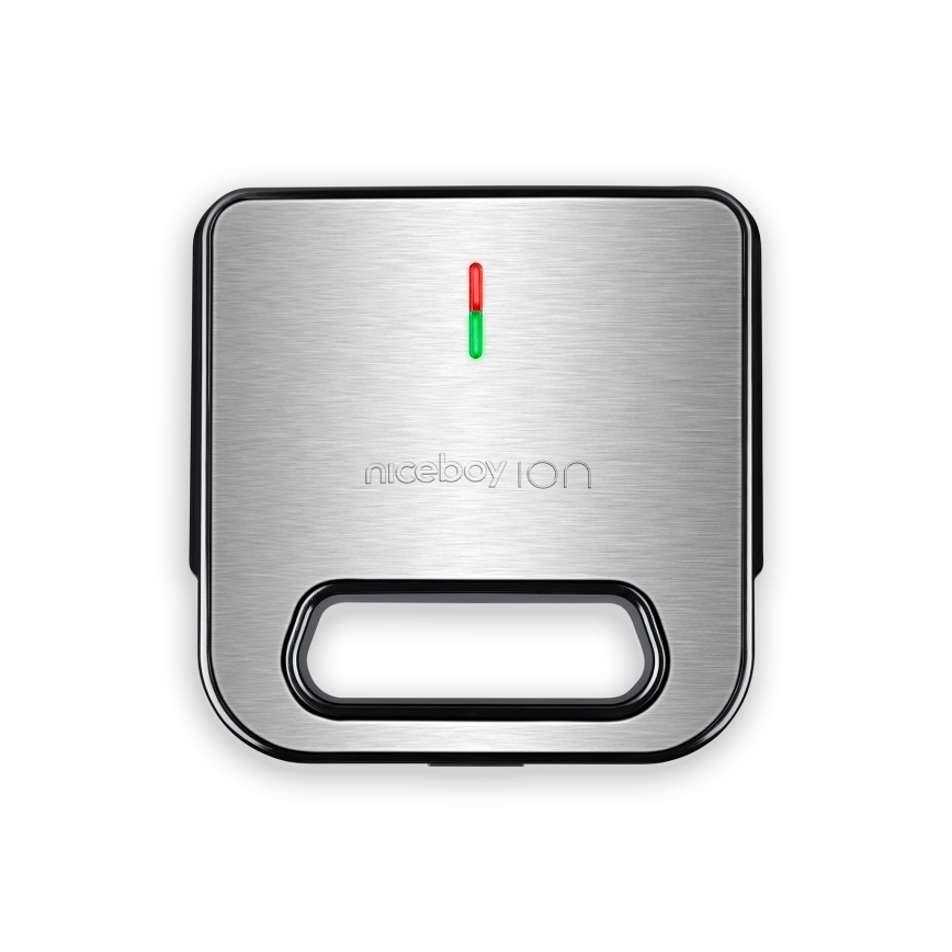 Niceboy ION Snacker S1 - Macchina per i panini 750W/230V cromo opaco/nero