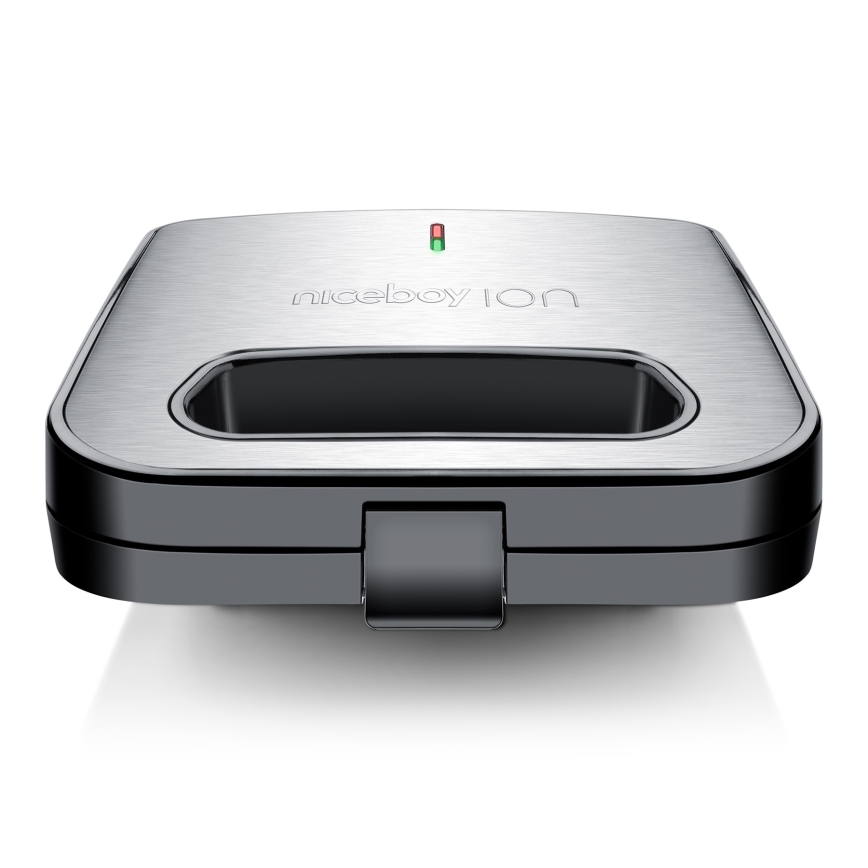 Niceboy ION Snacker S1 - Sandwichmaker 750W/230V matt Chrom/schwarz