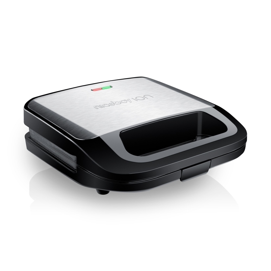 Niceboy ION Snacker S3 - Sandwichmaker 3in1 750W/230V Edelstahl/schwarz