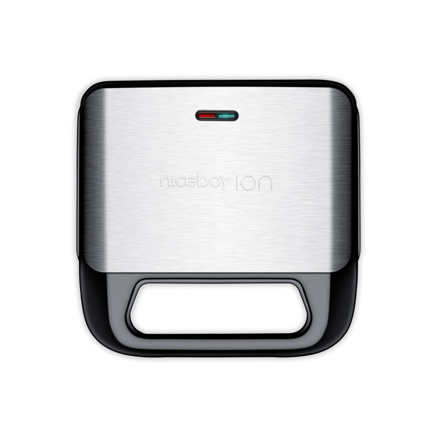 Niceboy ION Snacker S3 - Sandwichmaker 3in1 750W/230V Edelstahl/schwarz