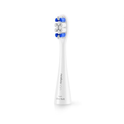 Niceboy ION Sonic Kids - Elektrische Schallzahnbürste für Kinder 500 mAh IPX7 Weiß