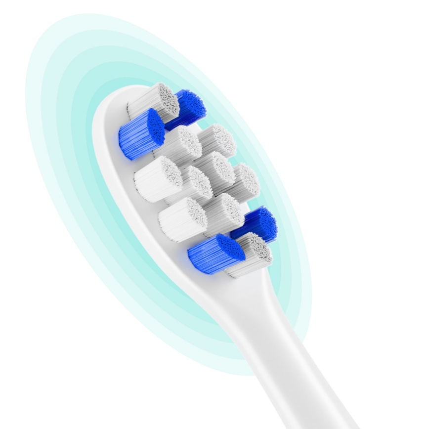 Niceboy ION Sonic Kids - Elektrische Schallzahnbürste für Kinder 500 mAh IPX7 Weiß
