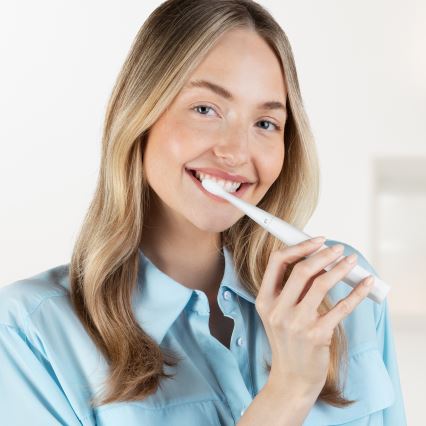 Niceboy ION Sonic Lite - Brosse à dents sonique 500 mAh IPX7 blanche