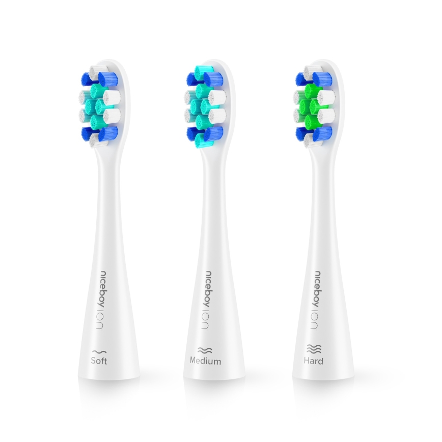 Niceboy ION Sonic Lite - Brosse à dents sonique 500 mAh IPX7 blanche