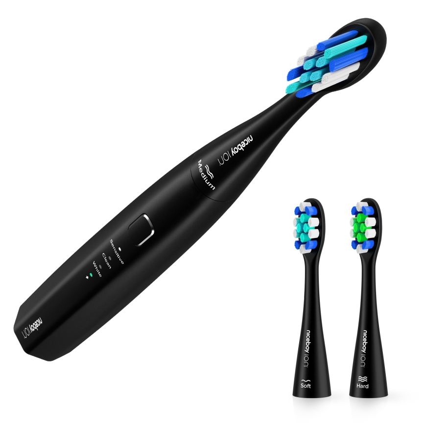 Niceboy ION Sonic Lite - Spazzolino sonico IPX7 nero