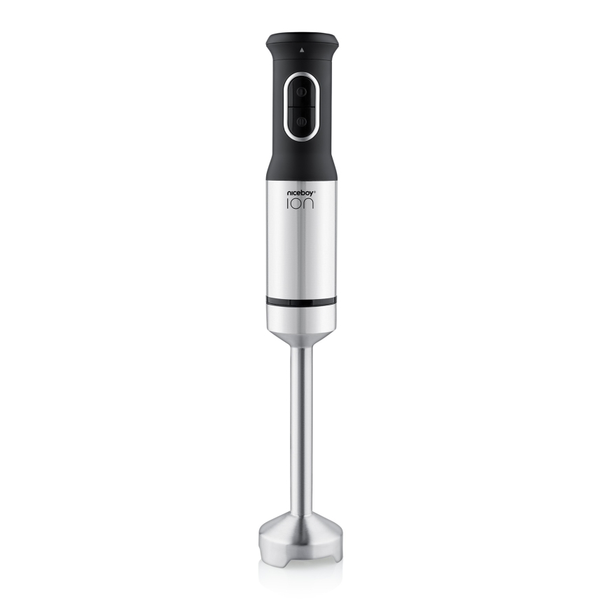Niceboy ION Twister T2 - Frullatore a immersione 1200W/230V acciaio inossidabile/nero