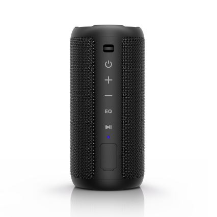 Niceboy Orion - LED Kabelloser Lautsprecher mit Mikrofon 24W/2200 mAh IPX7 schwarz