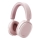 Niceboy Sora - Cuffie wireless con microfono, batteria 250 mAh, IPX4, rosa