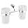 NIMCO BR 11058DW-26 - Portaspazzolino a parete BORMO opaco vetro/cromo lucido