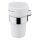 NIMCO BR 11058KU-26 - Wandmontierter Zahnbürstenhalter BORMO weiß/glänzendes Chrom