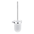 NIMCO BR 11094WN-26 - Brosse de toilette à fixation murale BORMO mat verre/chrome brillant