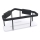 NIMCO Ki-14003-B-90 - Tablette murale de douche KIBO mat noir/blanc