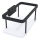 NIMCO Ki-14015-B-90 - Mensola a muro per doccia KIBO opaco nero/bianco