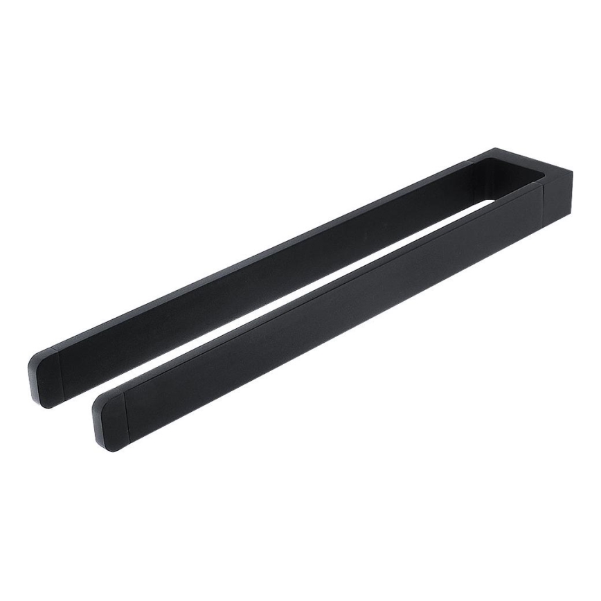 NIMCO MAC 29098-90 - Appendiabiti da parete MAYA 37 cm opaco nero