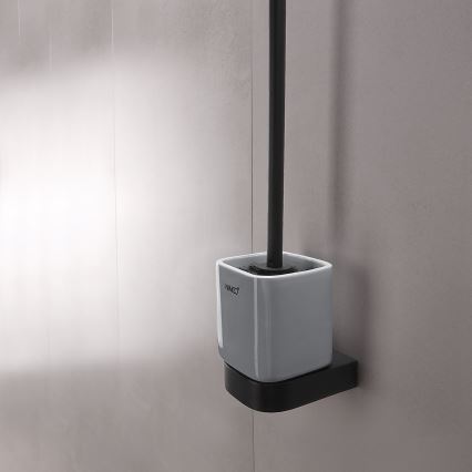 NIMCO NKC 30094KN-90 - Scopino a parete NIKAU bianco/opaco nero