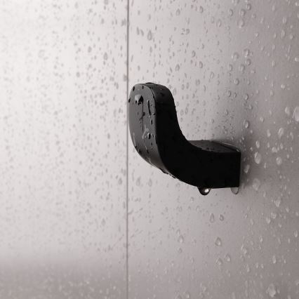 NIMCO NKC set-31K-T-90 - Distributore di sapone a parete, portaspazzolino e gancio a parete NIKAU 320 mm bianco/opaco nero