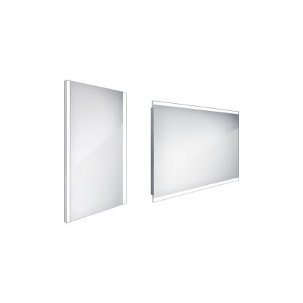 NIMCO ZP 11000 - LED-Badezimmerspiegel mit Hintergrundbeleuchtung LED/18W/230V 6500K 60x40 cm IP44