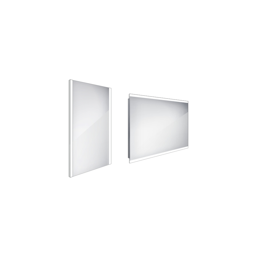 NIMCO ZP 11000 - LED-Badezimmerspiegel mit Hintergrundbeleuchtung LED/18W/230V 6500K 60x40 cm IP44