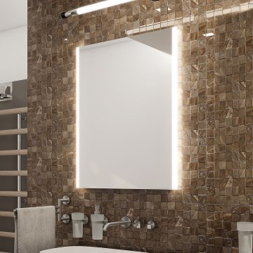 NIMCO ZP 11000 - Miroir de salle de bain rétro-éclairé LED/18W/230V 6500K 60x40 cm IP44