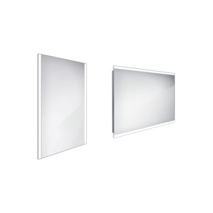 NIMCO ZP 11001 - LED-Badezimmerspiegel mit Hintergrundbeleuchtung LED/21W/230V 6500K 70x50 cm IP44