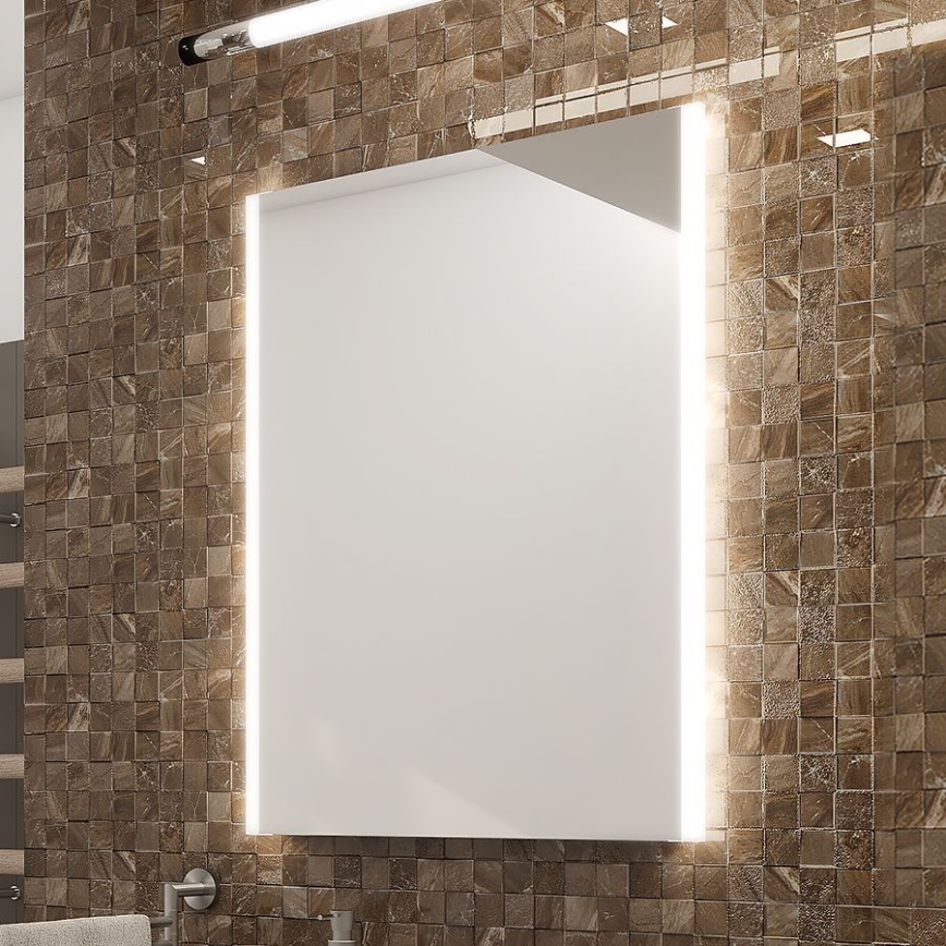 NIMCO ZP 11001 - LED-Badezimmerspiegel mit Hintergrundbeleuchtung LED/21W/230V 6500K 70x50 cm IP44
