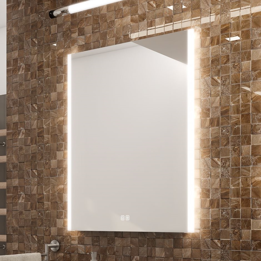 NIMCO ZP 11001VX - Dimmbarer LED-Badezimmerspiegel mit Hintergrundbeleuchtung LED/21W/230V 3000-6500K 70x50 cm IP44