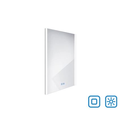 NIMCO ZP 11001VX - Dimmbarer LED-Badezimmerspiegel mit Hintergrundbeleuchtung LED/21W/230V 3000-6500K 70x50 cm IP44