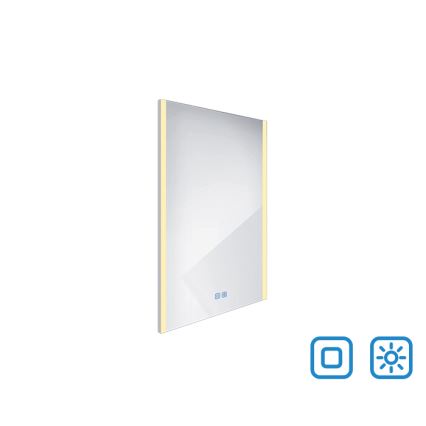 NIMCO ZP 11001VX - Dimmbarer LED-Badezimmerspiegel mit Hintergrundbeleuchtung LED/21W/230V 3000-6500K 70x50 cm IP44