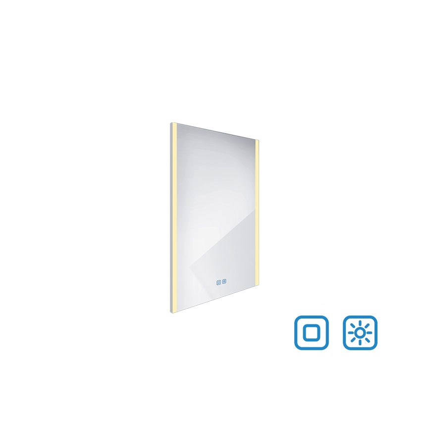 NIMCO ZP 11001VX - LED-dimmbarer, hinterleuchteter Badezimmerspiegel LED/21W/230V 3000-6500K 70x50 cm IP44
