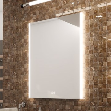 NIMCO ZP 11001VX - Specchio da bagno retroilluminato dimmerabile a LED/21W/230V 3000-6500K 70x50 cm IP44