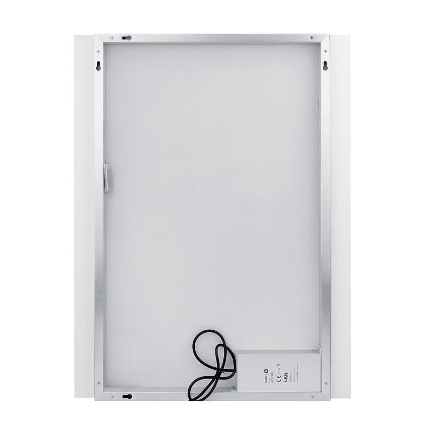 NIMCO ZP 11002 - Specchio da bagno retroilluminato a LED/24W/230V 6500K 80x60 cm IP44