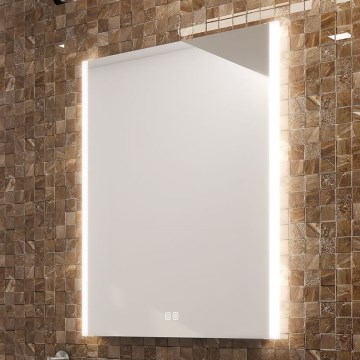 NIMCO ZP 11002VX - Specchio da bagno LED dimmerabile con retroilluminazione LED/24W/230V 3000-6500K 80x60 cm IP44