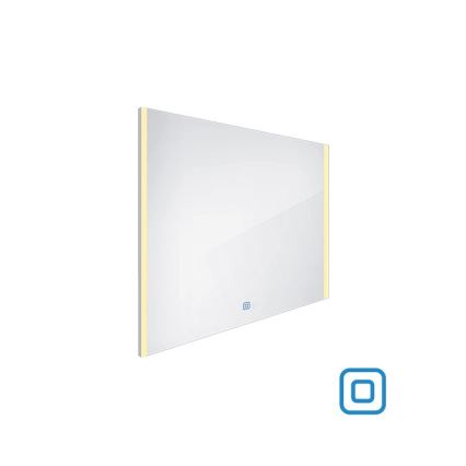 NIMCO ZP 11003V - Dimmbarer LED-Badezimmerspiegel mit Hintergrundbeleuchtung LED/21W/230V 3000-6500K 70x80 cm IP44