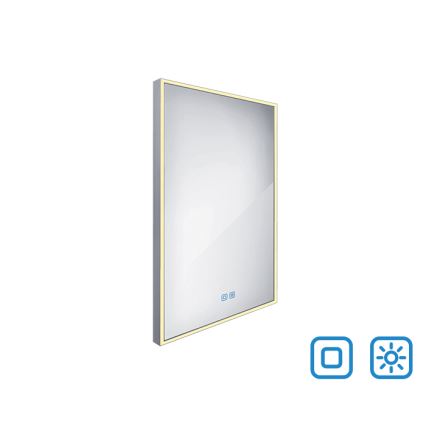 NIMCO ZP 13001VX - Dimmbarer, hinterleuchteter LED-Badezimmerspiegel 35W/230V 3000-6500K 70x50 cm IP44