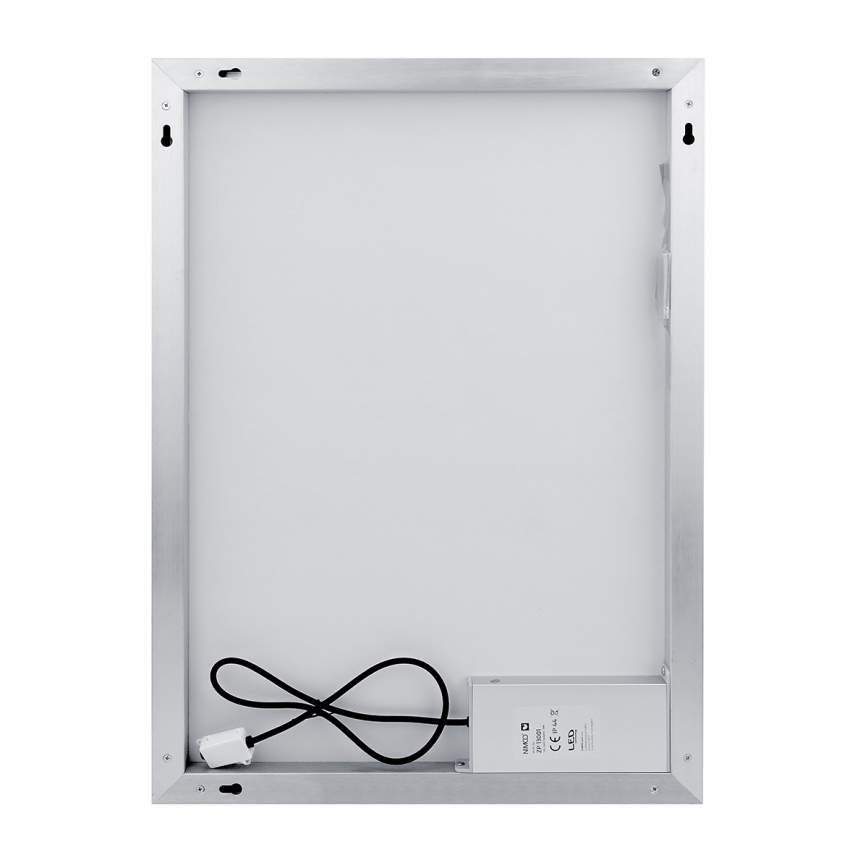 NIMCO ZP 13002VX - Dimmbarer LED-Badezimmerspiegel mit Hintergrundbeleuchtung LED/41W/230V 3000-6500K 80x60 cm IP44