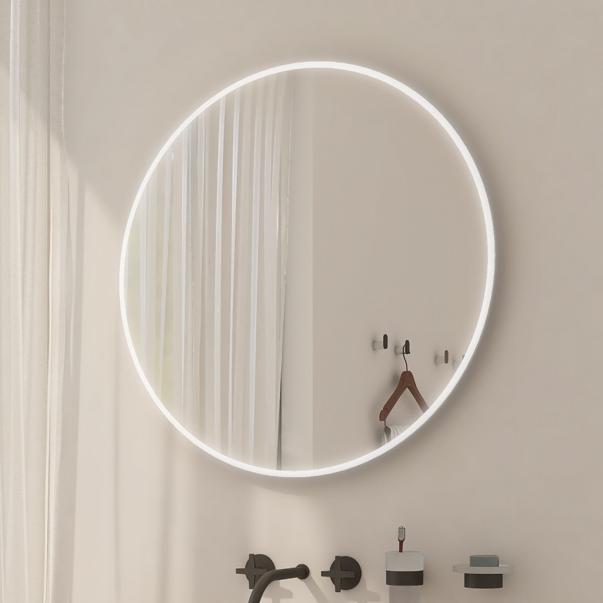 NIMCO ZP 26000R - Miroir de salle de bain rétro-éclairé LED/26W/230V 6500K d. 60 cm IP44