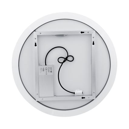 NIMCO ZP 26000R - Specchio da bagno retroilluminato a LED, 26W/230V, 6500K, Ø 60 cm, IP44