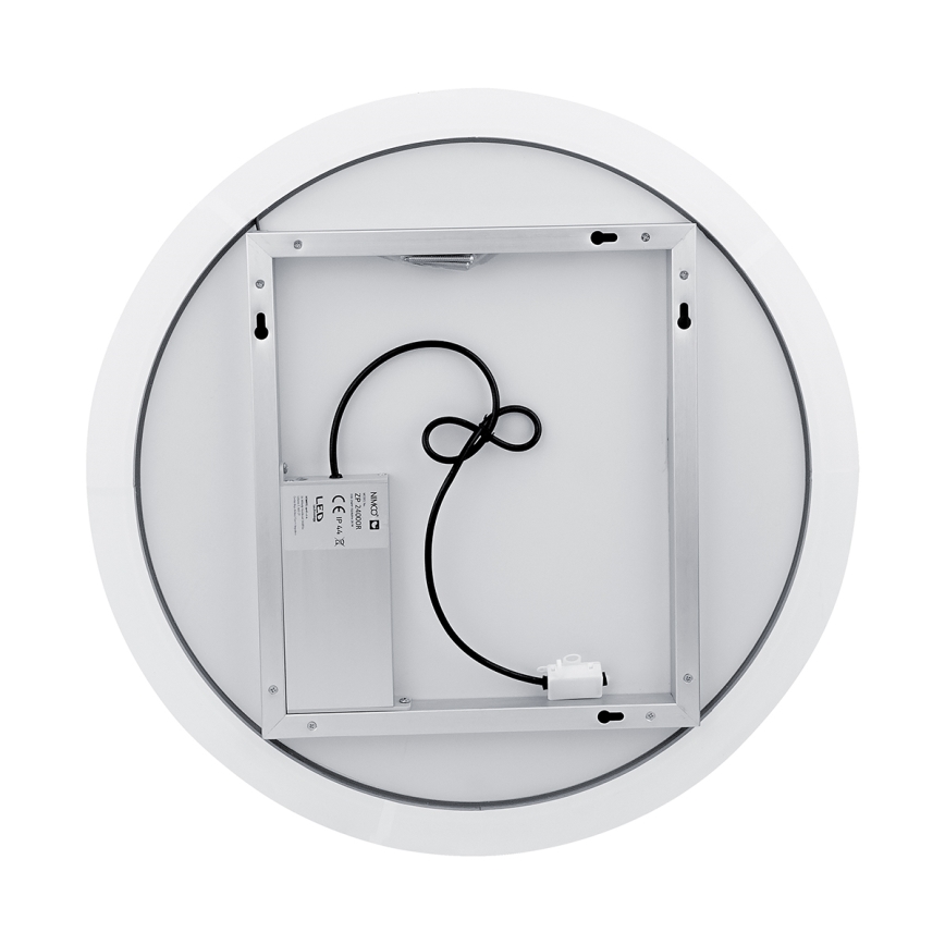 NIMCO ZP 26000RVX - Dimmbarer LED-Badezimmerspiegel mit Hintergrundbeleuchtung LED/26W/230V 3000-6500K d 60 cm IP44