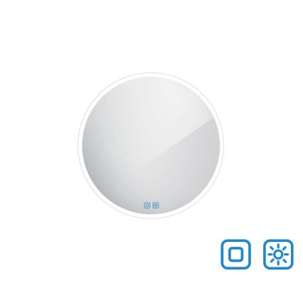 NIMCO ZP 26000RVX - LED Specchio da bagno retroilluminato dimmerabile a LED/26W/230V 3000-6500K Ø 60 cm IP44