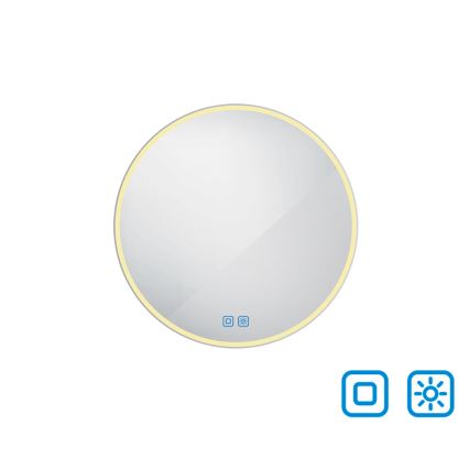 NIMCO ZP 26000RVX - LED Specchio da bagno retroilluminato dimmerabile a LED/26W/230V 3000-6500K Ø 60 cm IP44